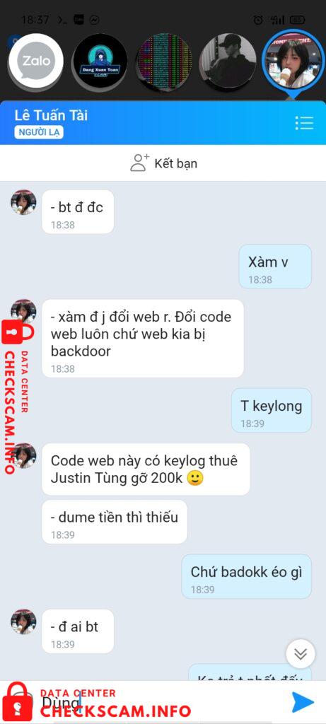 Bukti melawan Lê Tuấn Tài