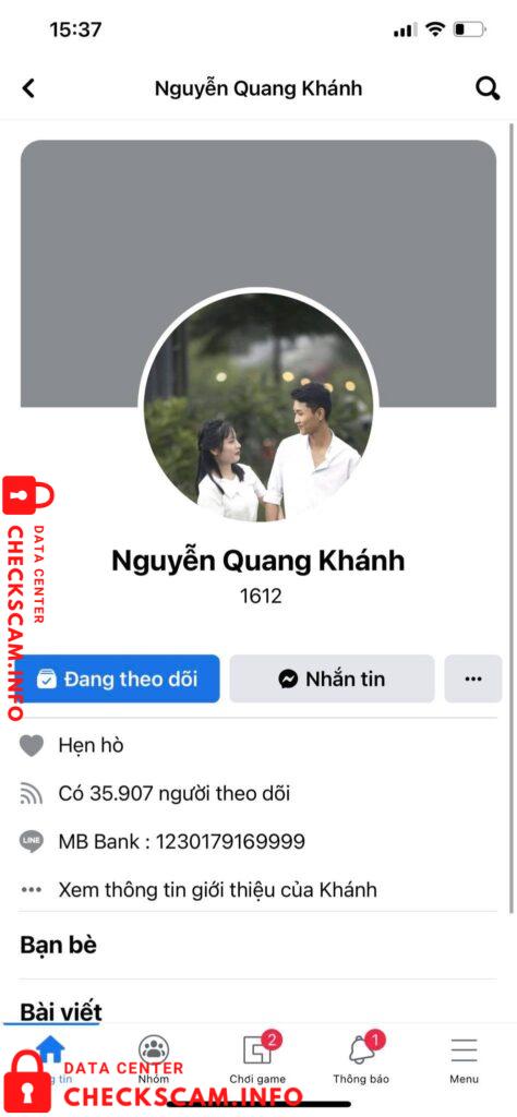 Bukti melawan Nguyen Quang Khanh