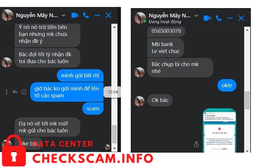 Bukti melawan Le Viet Chuc