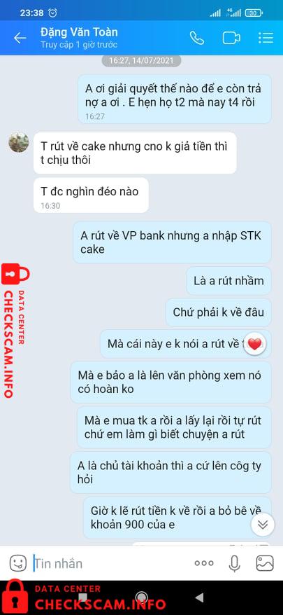Bukti melawan Phạm Quang Toàn