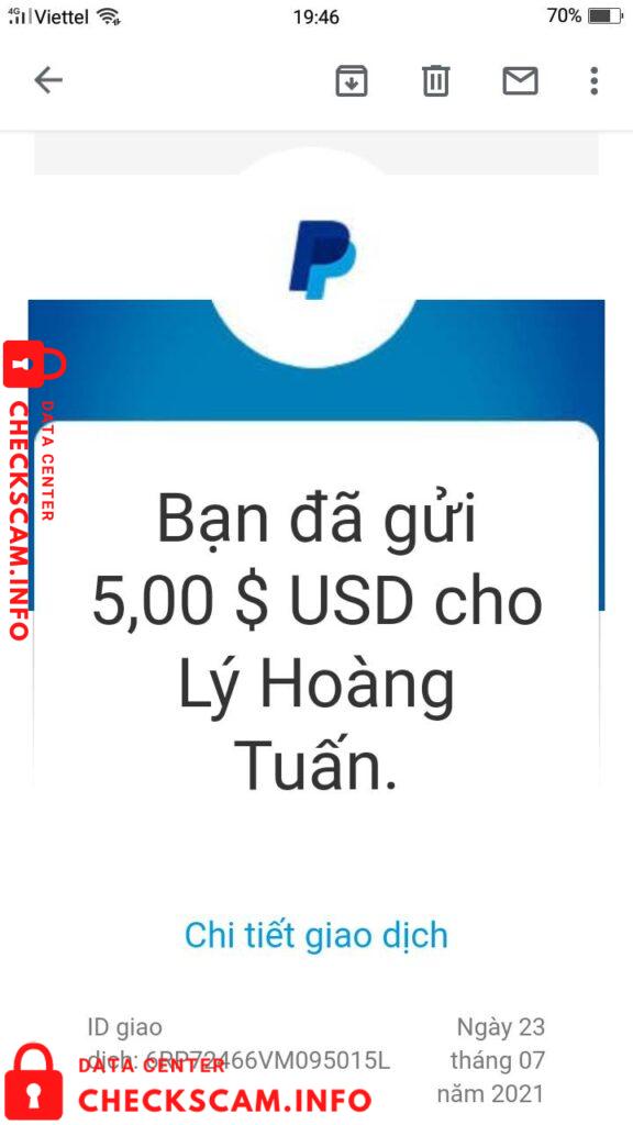 Evidencia contra Lam Thi Ut Hien
