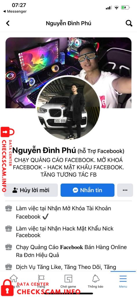 Evidencia contra Nguyen Dinh Phu