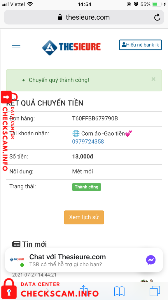 Evidencia contra Trần Minh Quân