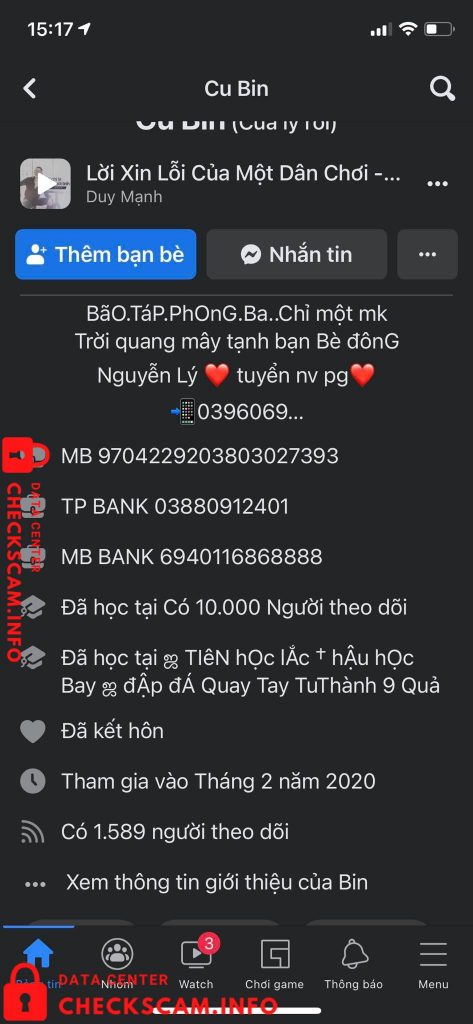 หลักฐานที่เป็นโทษต่อ Tran Thi Huong