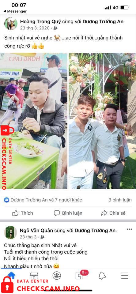 หลักฐานที่เป็นโทษต่อ Dương Trường An