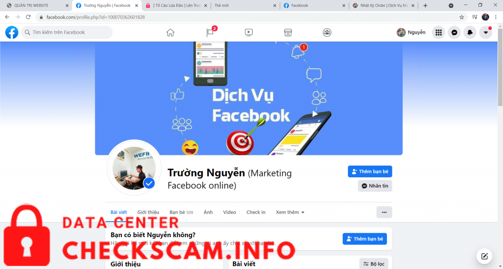Evidência contra Truong Dinh Tu