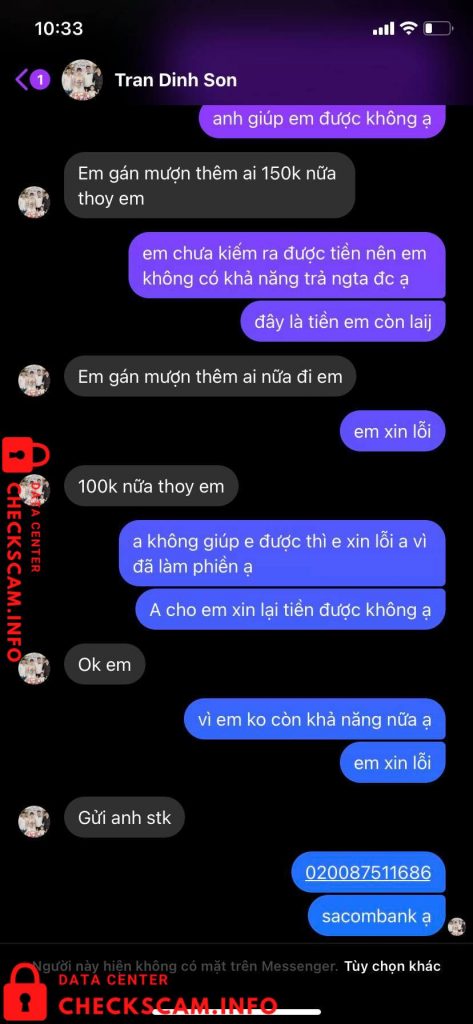 Evidência contra Nguyễn Tấn Phúc