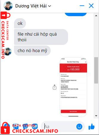 Evidência contra Le Duc Manh