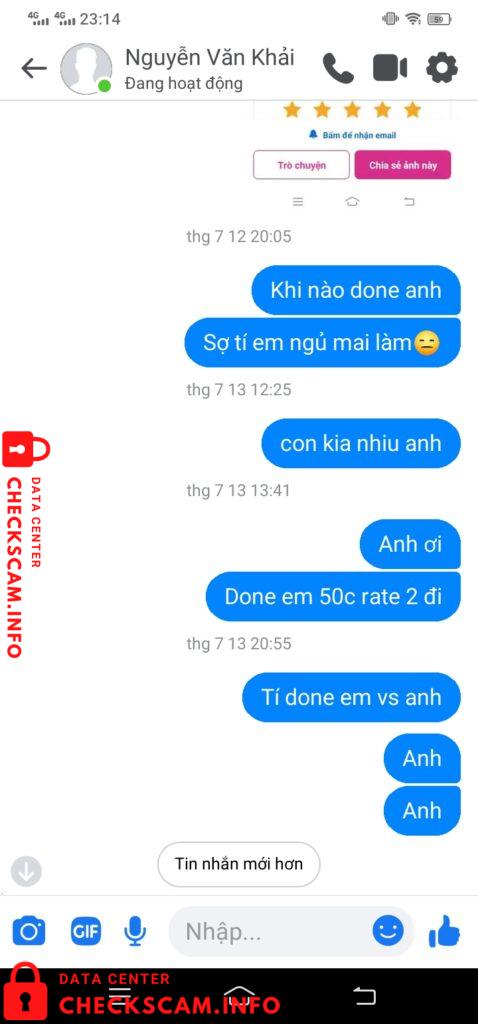 Evidência contra Nguyễn Văn Khải