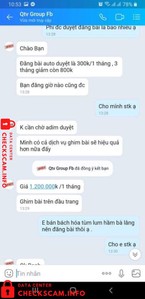 Evidência contra Nguyen Thi Dao
