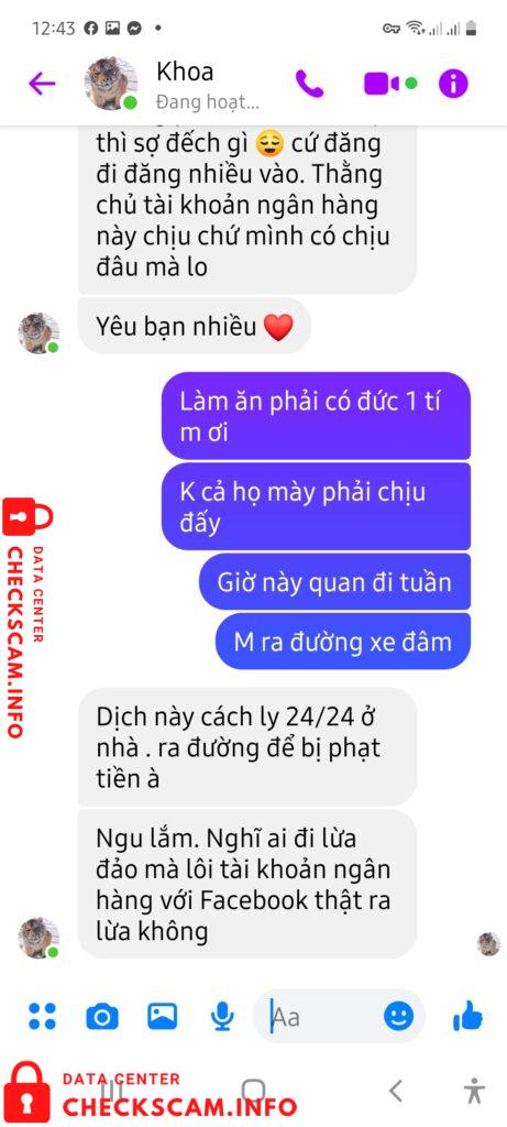 หลักฐานที่เป็นโทษต่อ Vũ Đức Sơn Khoa