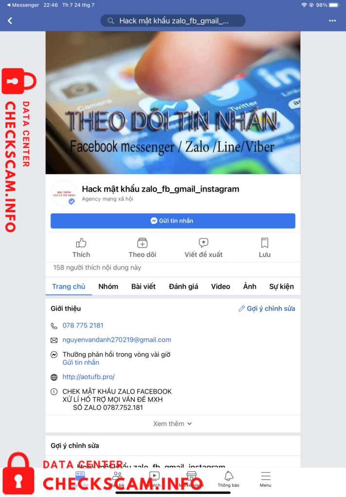 Evidência contra Nguyễn Văn Danh