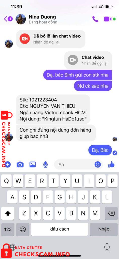 หลักฐานที่เป็นโทษต่อ Nguyen Van Thieu