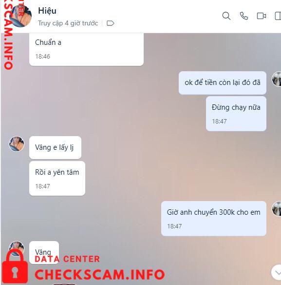หลักฐานที่เป็นโทษต่อ Trần Đức Hiệu