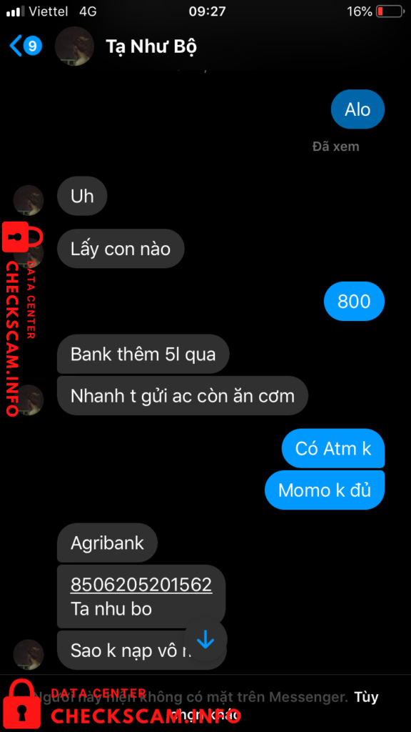 Evidence against Tạ Như Bộ