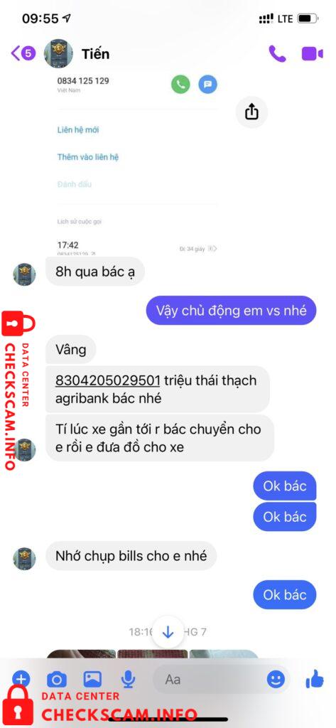 Evidence against Trieu Thai Thach