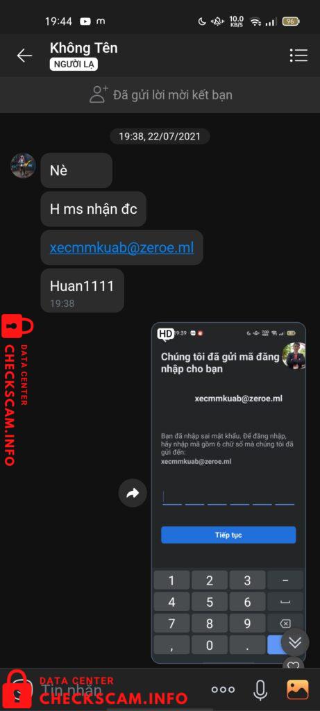 Evidence against Tạ Minh Dũng