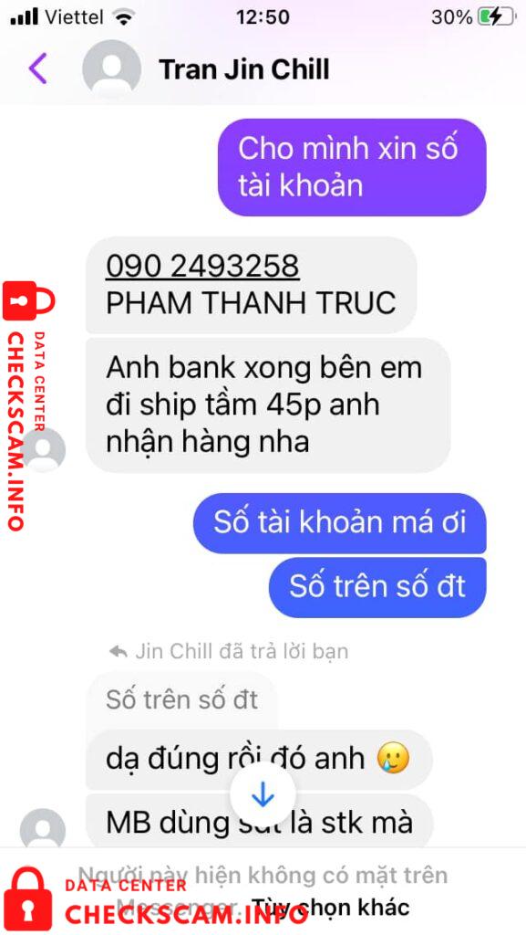 Evidence against Phạm Thanh Trúc