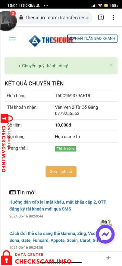 หลักฐานที่เป็นโทษต่อ Phạm Ngọc Long