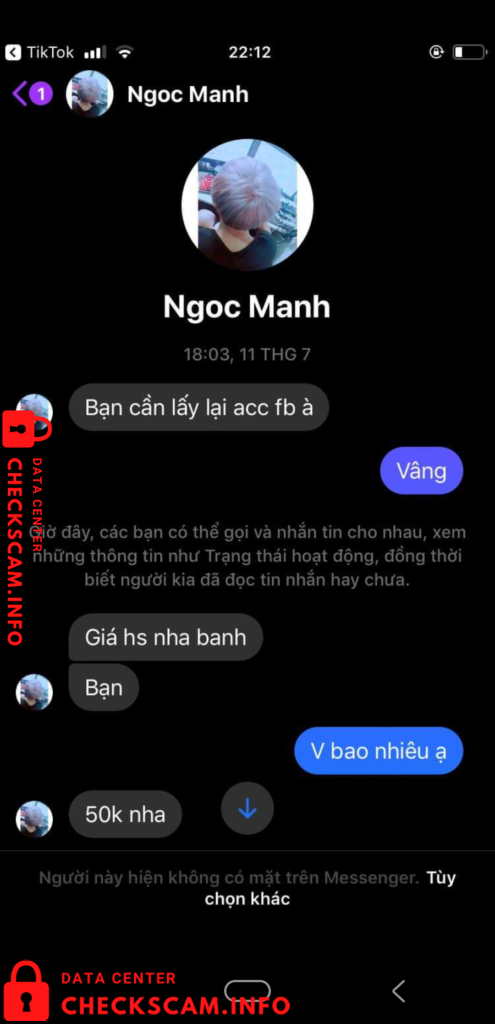 针对的证据 Vu Duy Thuc