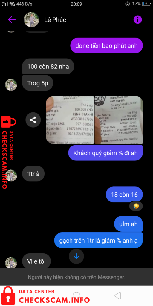 针对的证据 Lê Phúc Lợi