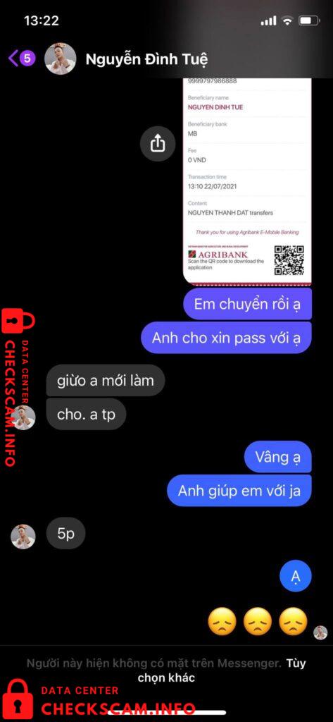 针对的证据 Nguyen Dinh Tue