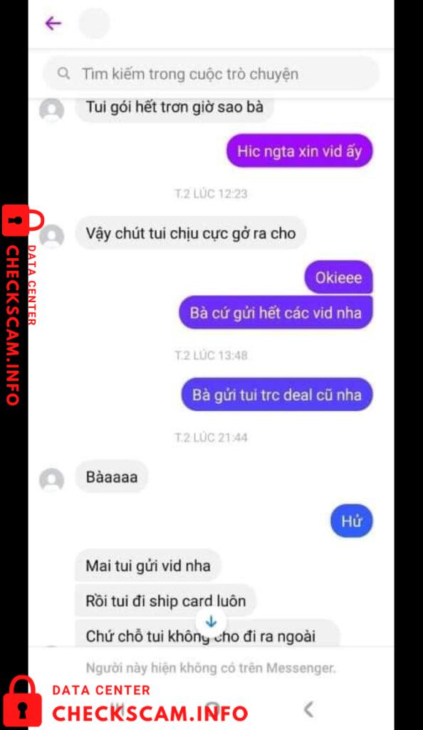Evidence against Trần Thị Kim Tuyết