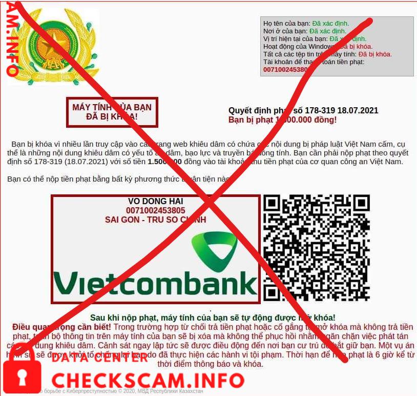 Evidence against Vo Dong Hai