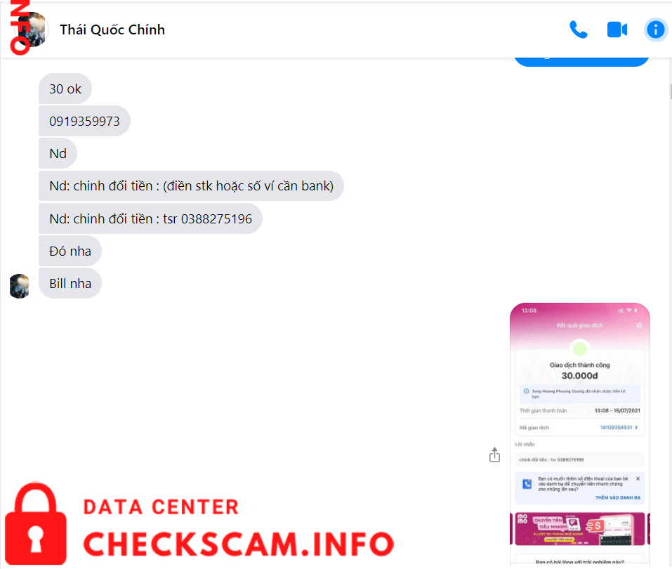 针对的证据 Thái Quốc Chính