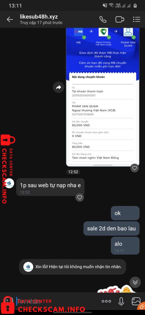 针对的证据 Phạm Văn Quân