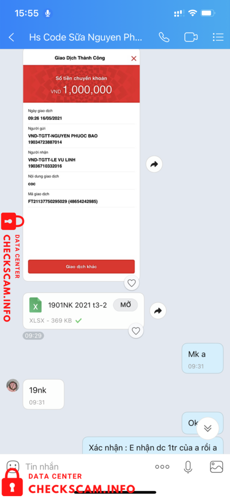 Evidence against Nguyễn Phước Bảo