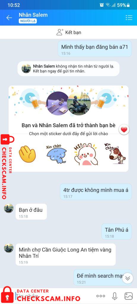 Evidence against Nguyen Huu Dang Nhan
