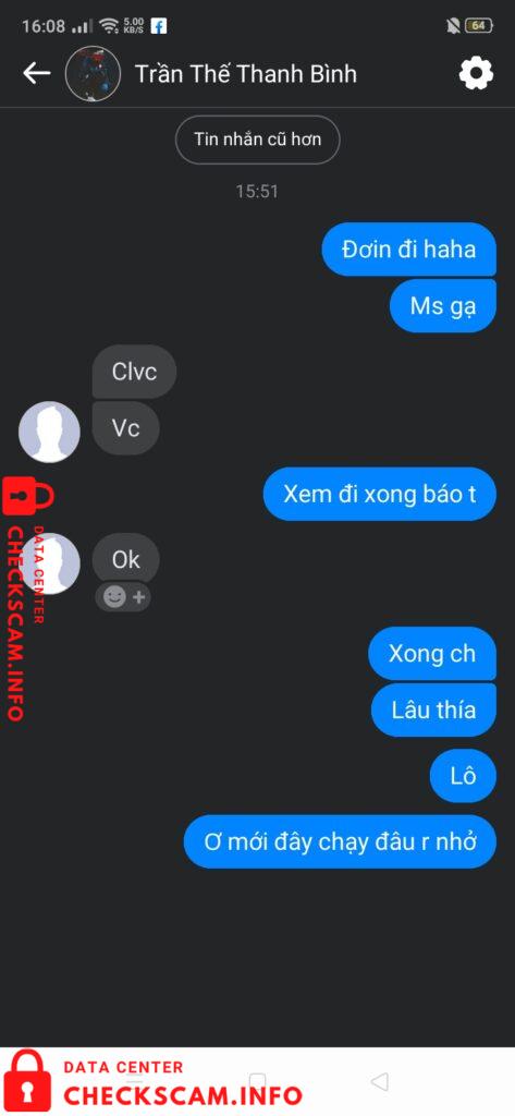 Evidence against Trần Thế Thanh Bình