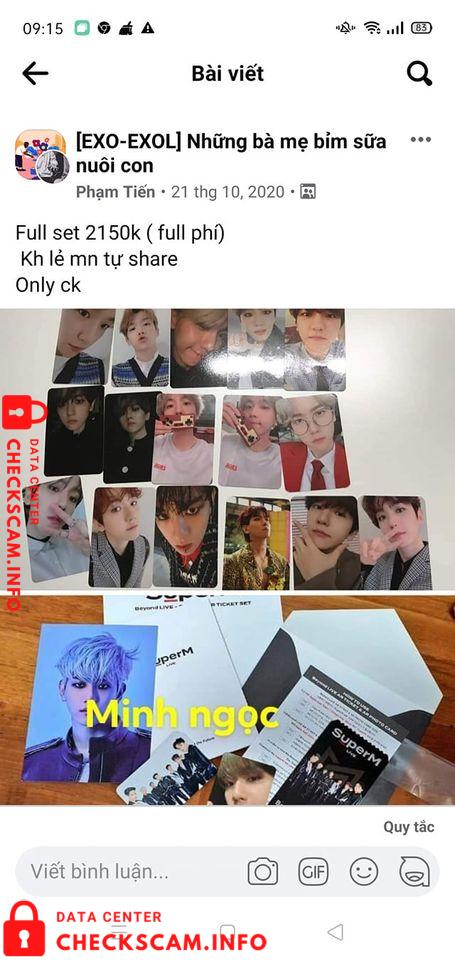 Evidence against Tran Diem Quynh
