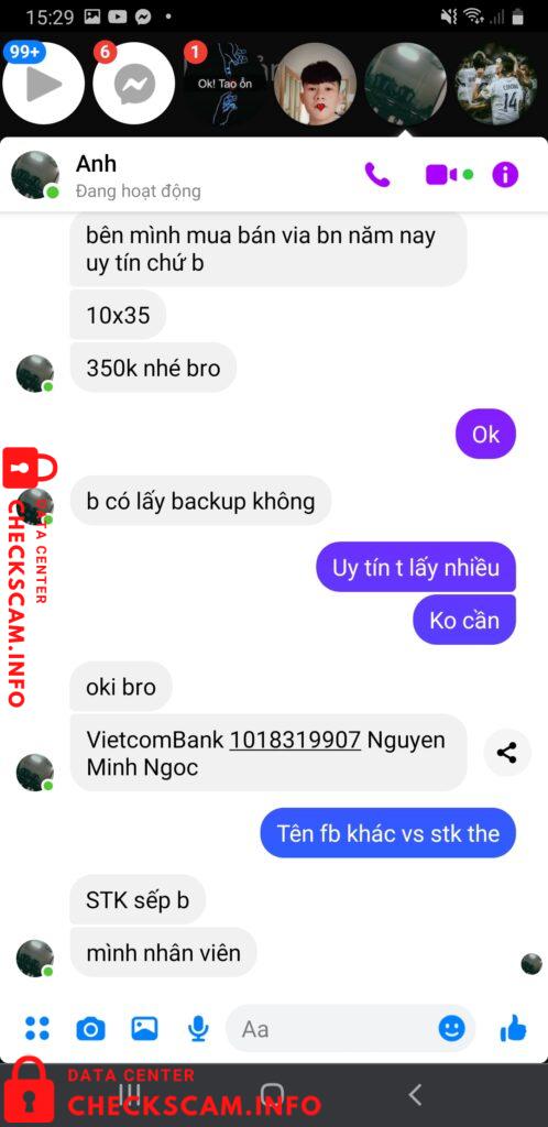 Evidence against Nguyen Minh Ngoc