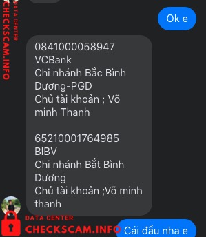 Evidence against Võ Minh Thanh