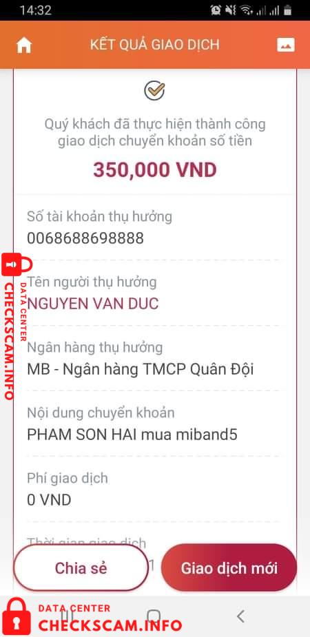 Evidence against Nguyễn Văn Đức