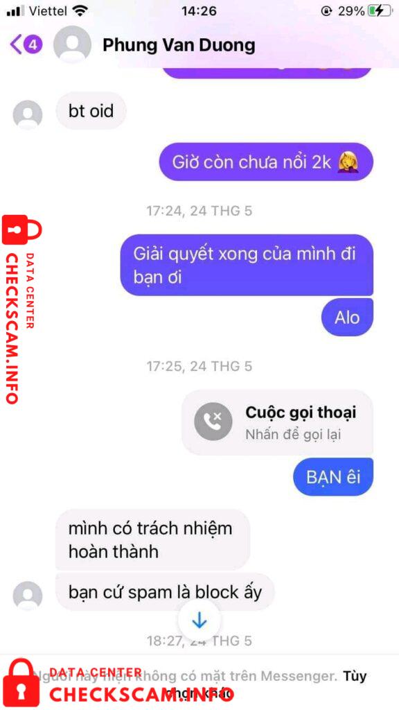 Evidence against Phung Van Duong