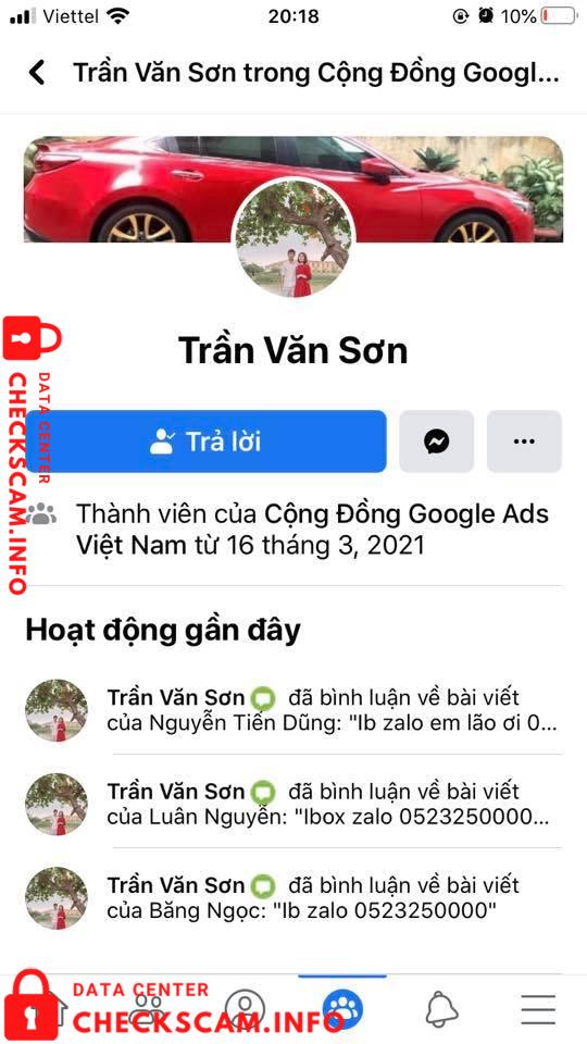 Evidence against Tran Van Son
