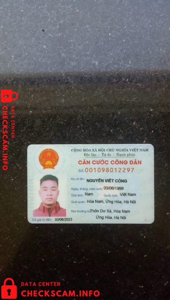 Evidence against Nguyễn Viết Công
