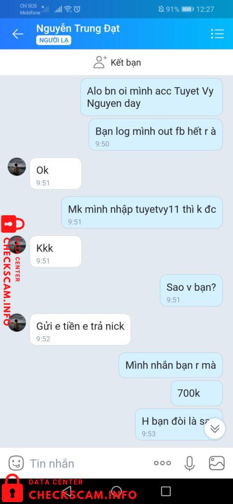 Evidence against Nguyen Van Hung