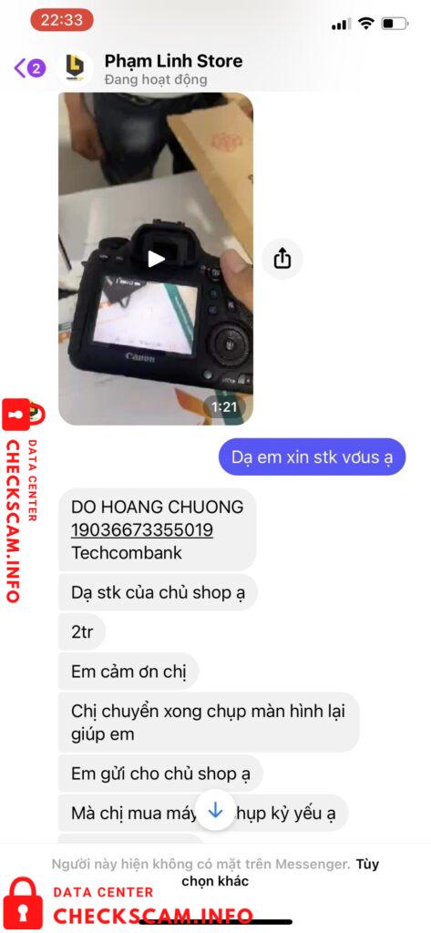 Evidence against Do Hoang Chuong