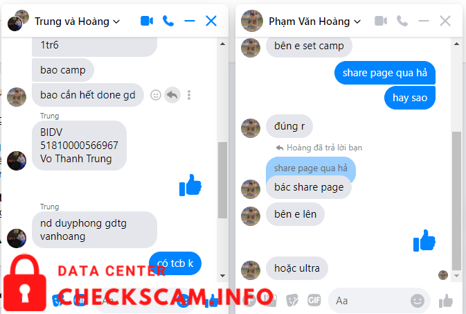 Evidence against Vo Thanh Trung