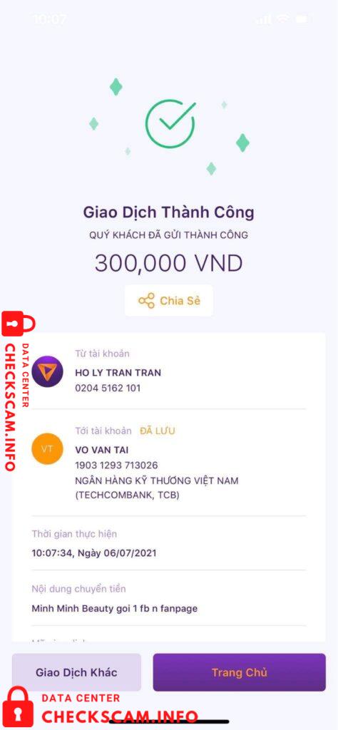 Evidence against Vo Van Tai