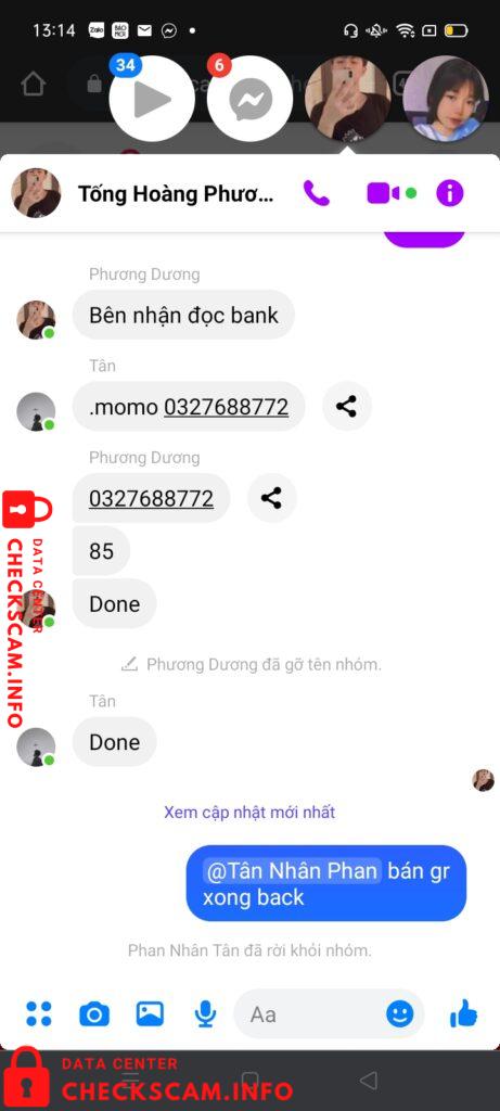 Evidence against Tân Nhân Pham