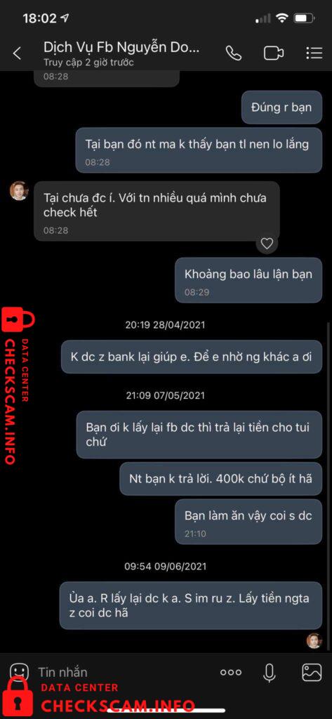 Evidence against Nguyen Doan Tu