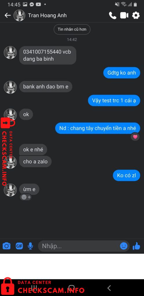 Evidence against Dang Ba Binh ( Scam Thành Tinh )