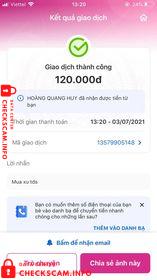 Evidence against Hoàng Quang Huy