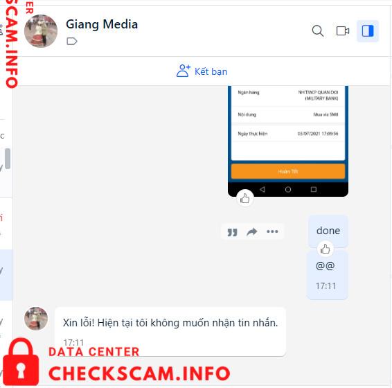 Evidence against Tran Van Giang