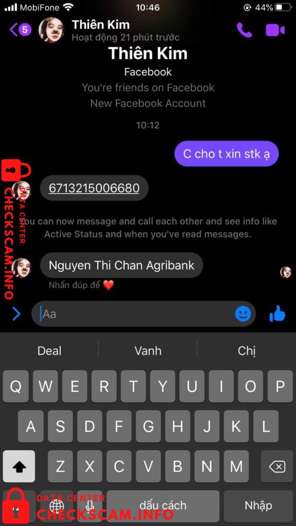 หลักฐานที่เป็นโทษต่อ Nguyen Thi Chan